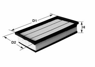 CLEAN FILTERS Воздушный фильтр MA3008